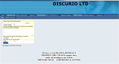 Desktop Screenshot of discurio.co.uk